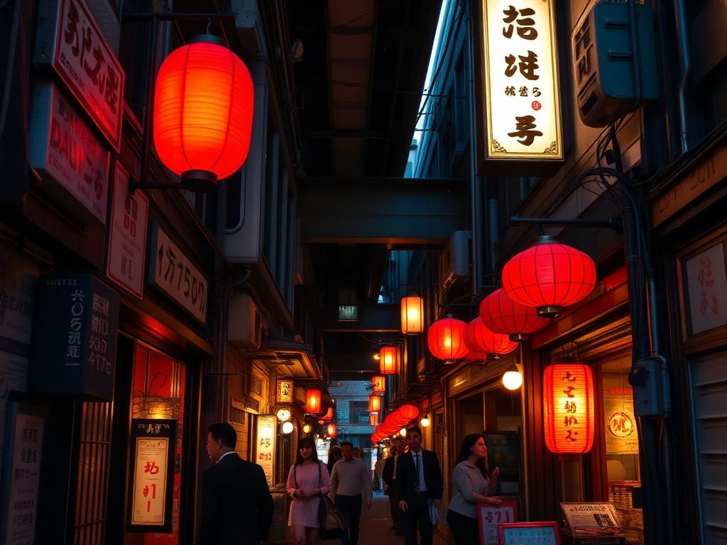 Izakaya alleys under the tracks — Kanda Tokyo attraction