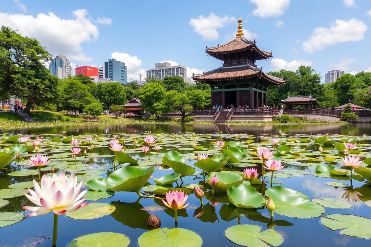 Shinobazu Pond & Bentendo — Ueno Tokyo attraction